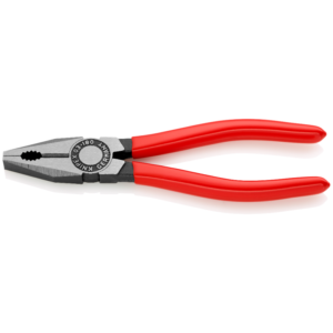KNIPEX 03 01 180 Combination Pliers Plastic Coated Black Atramentized 180mm