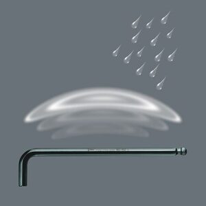 Wera - 950/13 Hex-Plus Imperial 1 SB L-key set, imperial, BlackLaser, 13 pieces - 05021721001