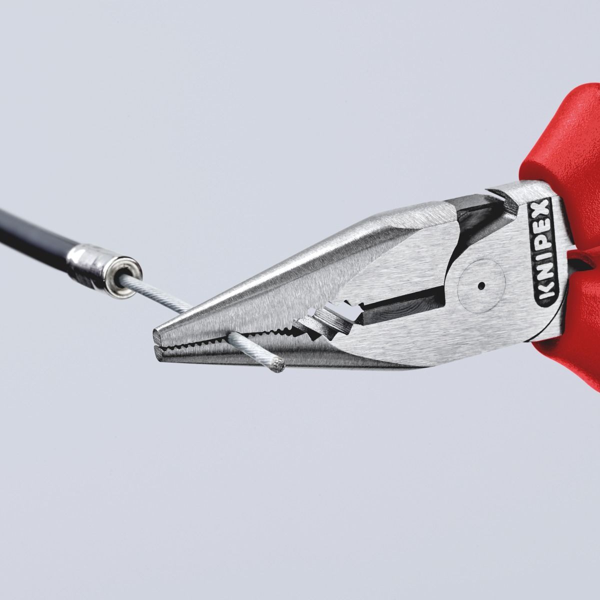 KNIPEX 08 22 145 Needle-Nose Combination Pliers 145mm