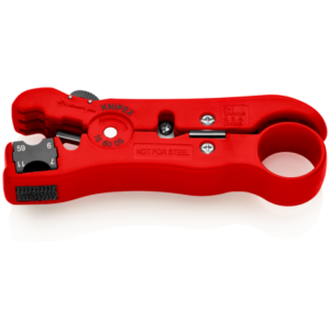 KNIPEX 16 60 06 SB Wire Stripping Tool for coax and data cable 125mm