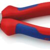 KNIPEX 20 02 160 Flat Nose Pliers with multi-component grips black atramentized 160 mm