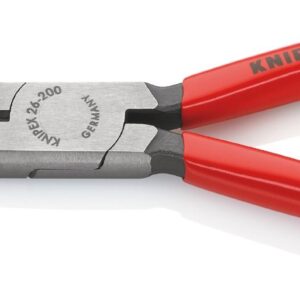 KNIPEX 26 11 200 Snipe Nose Side Cutting Pliers (Stork Beak Pliers) 200mm