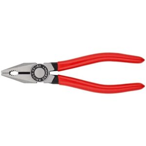 KNIPEX 03 01 180 Combination Pliers Plastic Coated Black Atramentized 180mm