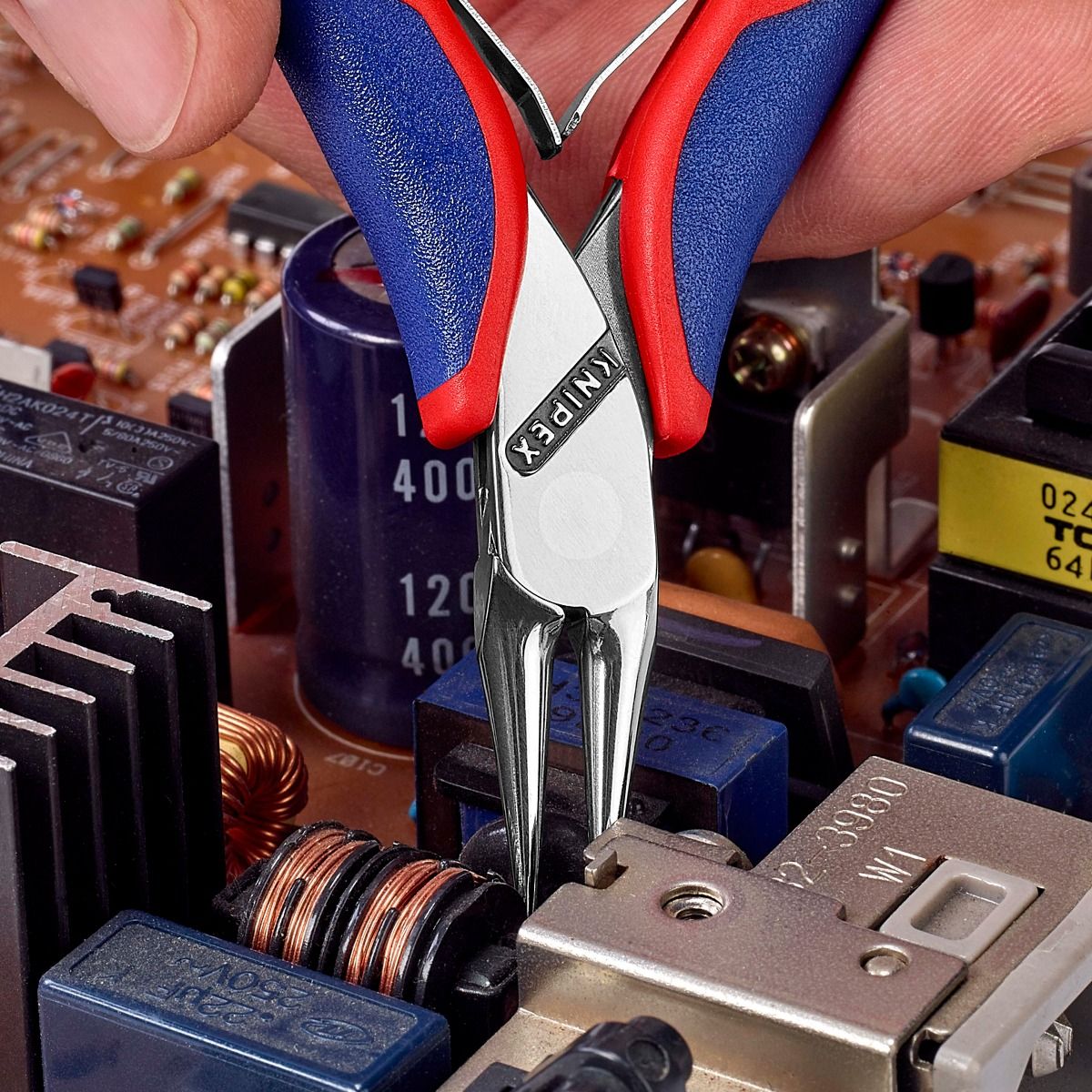 KNIPEX 35 32 115 Electronics Pliers with Multi component Grips 115mm