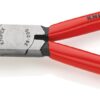 KNIPEX 38 21 200 Mechanics' Pliers Plastic Coated Black Atramentized 200 mm