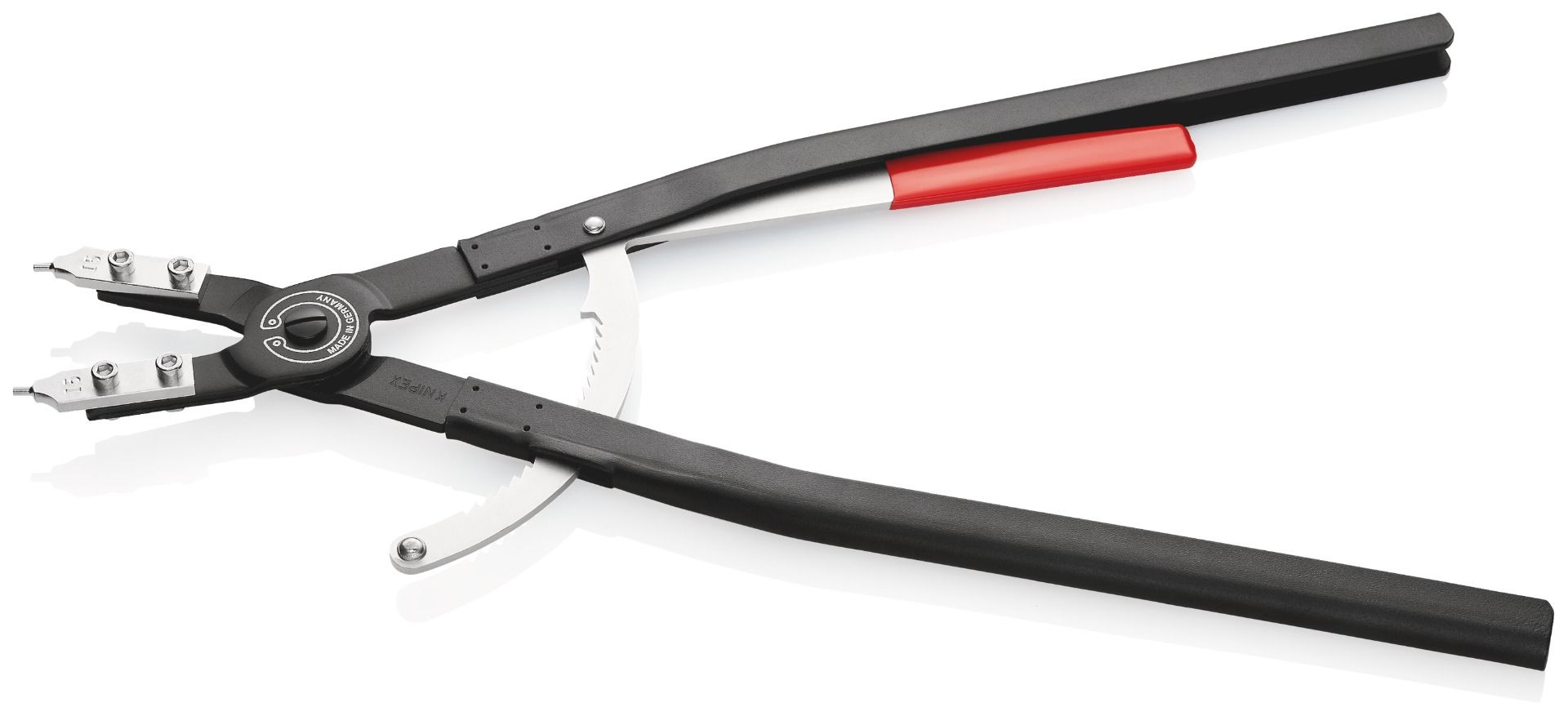 KNIPEX 44 10 J6 Circlip Pliers for Internal Circlips in Bore Holes Black Powder-Coated 580 mm