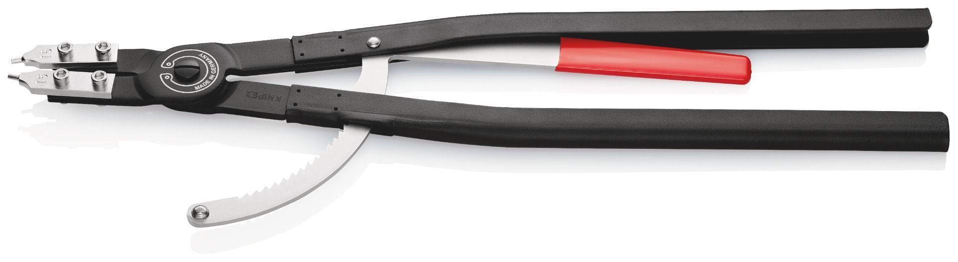 KNIPEX 44 10 J6 Circlip Pliers for Internal Circlips in Bore Holes Black Powder-Coated 580 mm