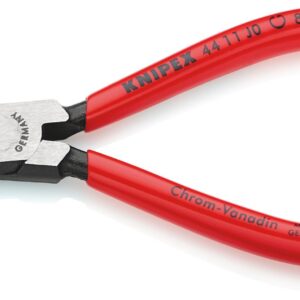 KNIPEX 44 11 J0 Circlip Pliers for Internal Circlips in Bore Holes Plastic Coated Black Atramentized 140 mm