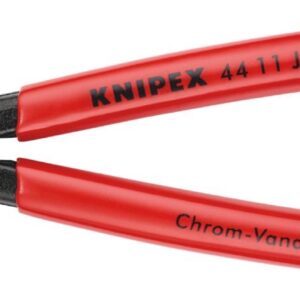 KNIPEX 44 11 J3 Circlip Pliers for Internal Circlips in Bore Holes Plastic Coated Black Atramentized 225 mm