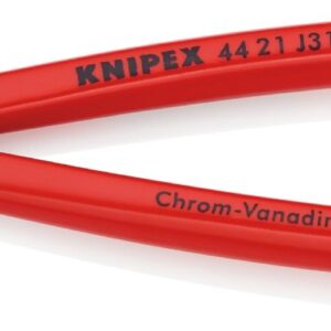 KNIPEX 44 21 J31 Circlip Pliers for Internal Circlips in Bore Holes Plastic Coated Black Atramentized 215 mm