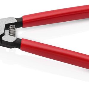 KNIPEX 45 21 200 Special Retaining Ring Pliers for Retaining Rings on Shafts Plastic Coated Burnished 200 mm