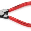 KNIPEX 46 11 A1 Circlip Pliers for External Circlips on Shafts Plastic Coated Black Atramentized 140 mm