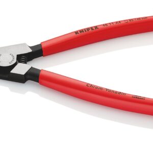 KNIPEX 46 11 A4 Circlip Pliers for External Circlips on Shafts Plastic Coated Black Atramentized 320 mm