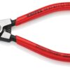 KNIPEX 46 21 A11 Circlip Pliers for External Circlips on Shafts Plastic Coated Black Atramentized 125 mm