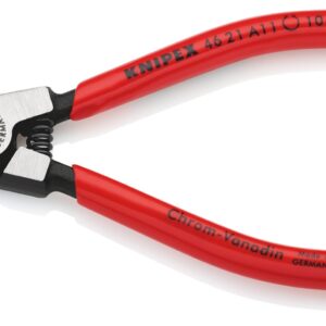 KNIPEX 46 21 A11 Circlip Pliers for External Circlips on Shafts Plastic Coated Black Atramentized 125 mm