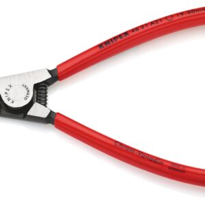 KNIPEX 46 21 A21 Circlip Pliers for External Circlips on Shafts Plastic Coated Black Atramentized 170 mm