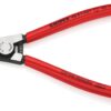 KNIPEX 46 21 A31 Circlip Pliers for External Circlips on Shafts Plastic Coated Black Atramentized 200 mm