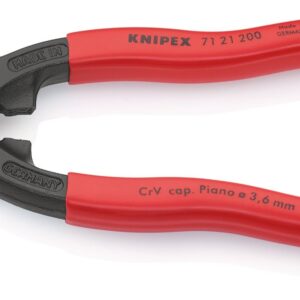 KNIPEX 71 21 200 CoBolt Compact Bolt Cutters Plastic Coated Black Atramentized 200 mm
