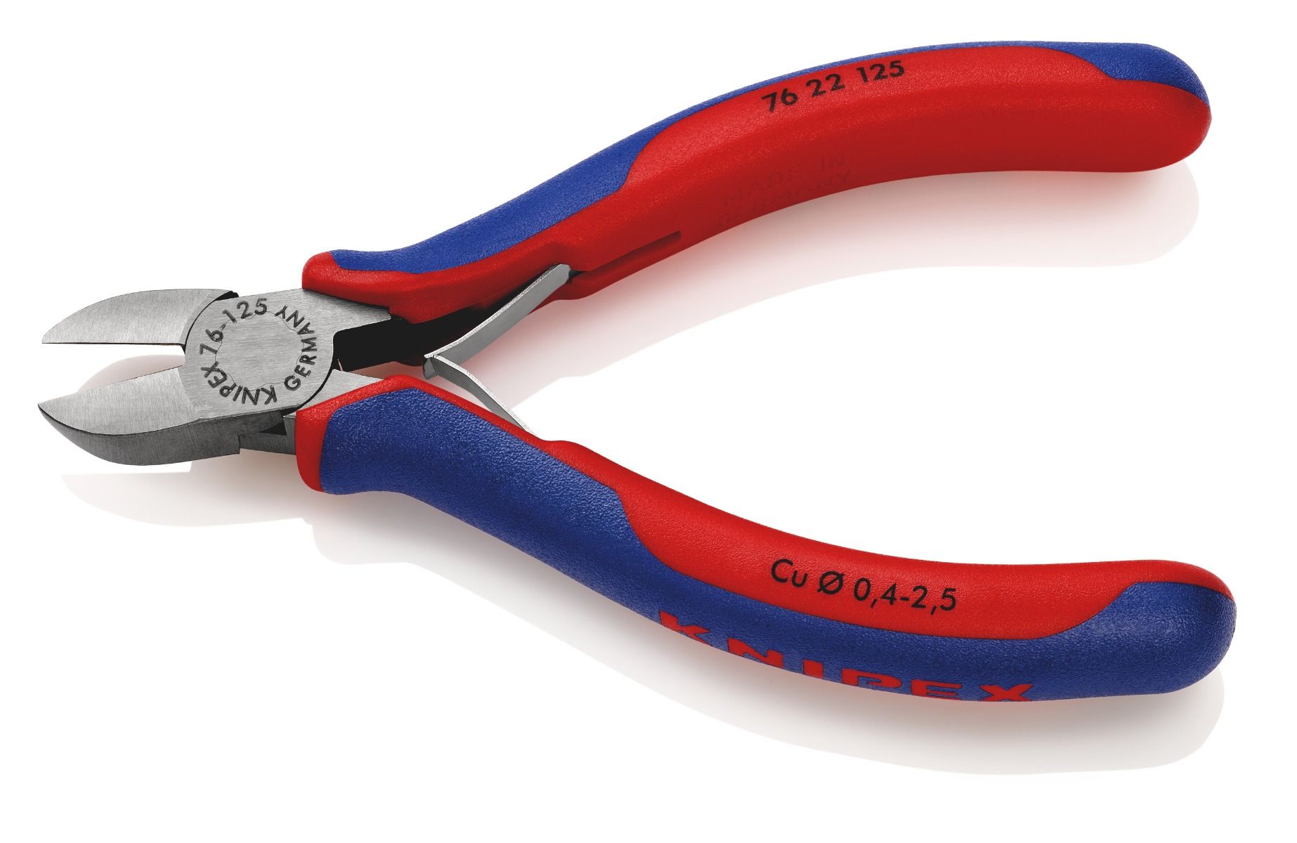 KNIPEX 76 22 125 Diagonal Cutter For Electromechanics 125 mm
