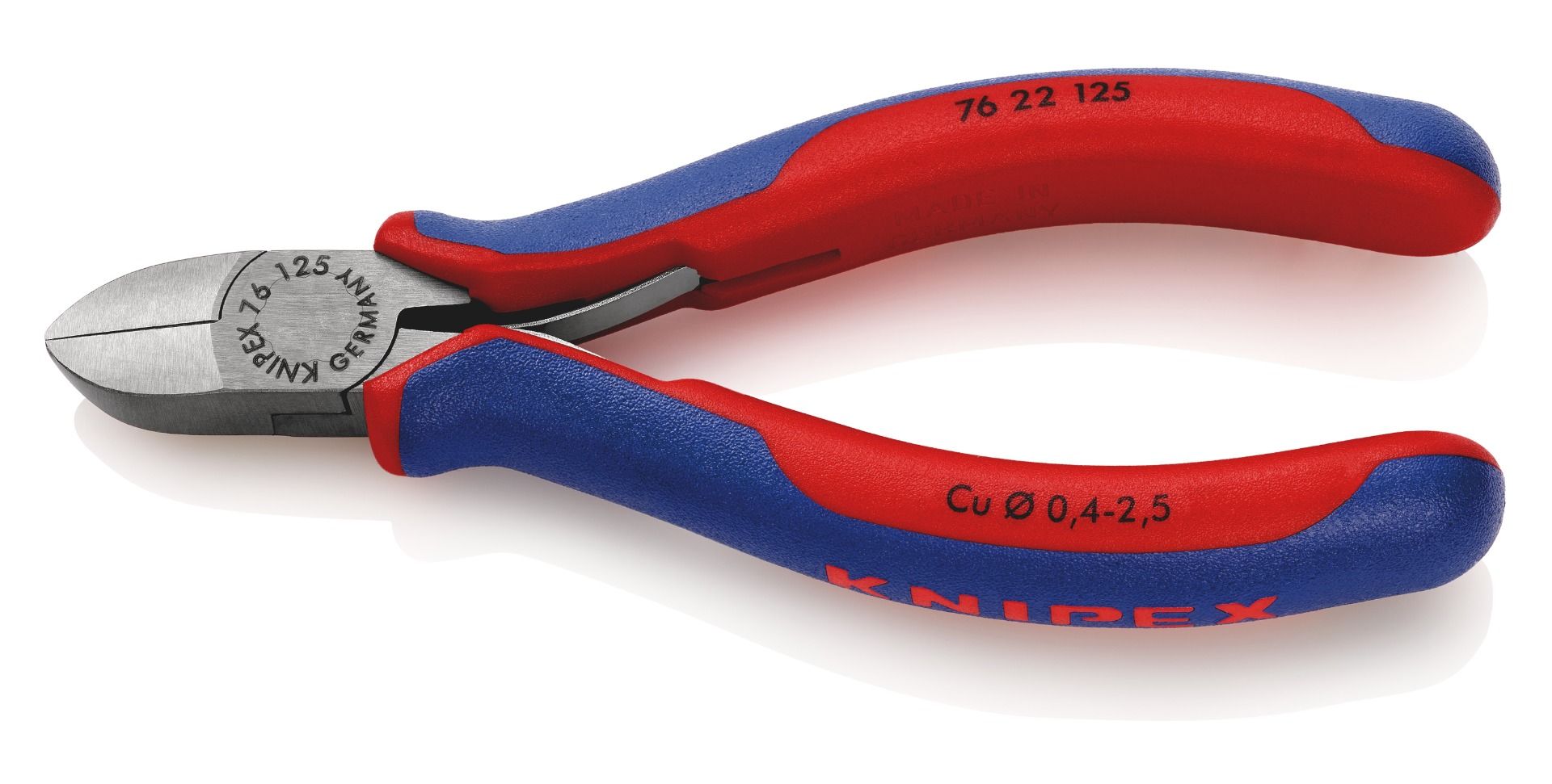KNIPEX 76 22 125 Diagonal Cutter For Electromechanics 125 mm