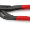 KNIPEX 81 01 250 Siphon and Connector Pliers for traps, tube fittings and connectors with non-slip plastic coating black atramentized 250 mm