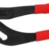 KNIPEX 81 11 250 Siphon and Connector Pliers for traps, tube fittings and connectors with non-slip plastic coating black atramentized 250 mm
