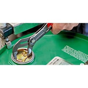 KNIPEX 87 01 250 Cobra® Hightech Water Pump Pliers with non-slip plastic coating grey atramentized 250 mm