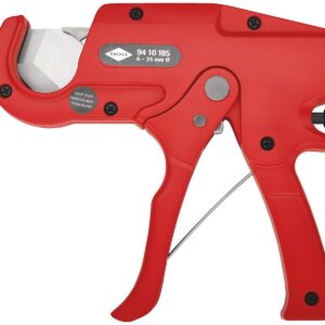 KNIPEX - Pipe Cutter for plastic conduit pipes (electrical installation work) 185 mm - 94 10 185
