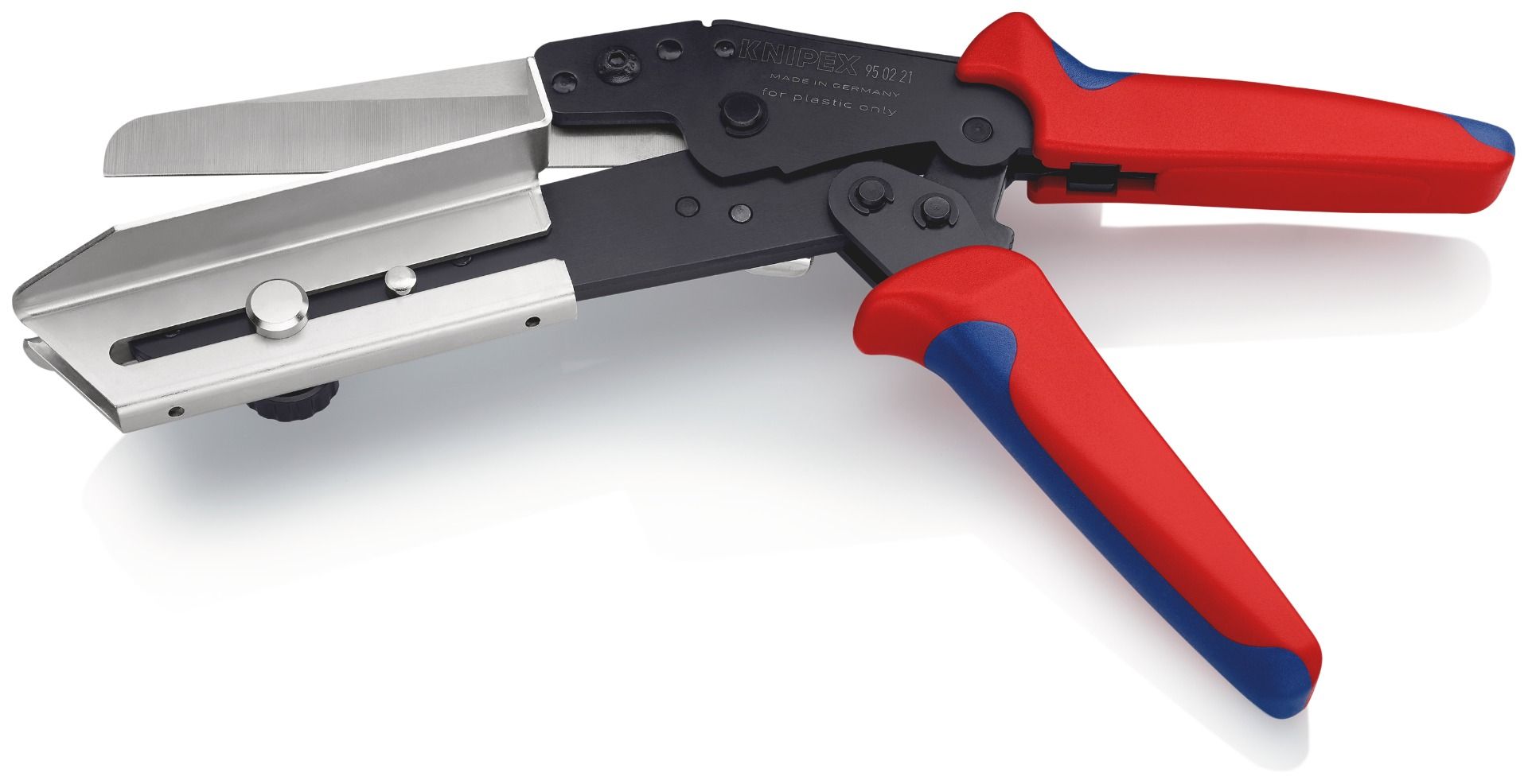 KNIPEX 95 02 21 Vinyl Shears also for Cable Ducts with Multi-Component Grips Burnished 275 mm