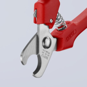KNIPEX 95 05 165 Cable Shears handles extrusion plastic-coated plastic coated 165 mm