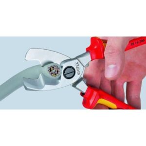 KNIPEX 95 16 200 Cable Shears With Twin Cutting Edge 200mm