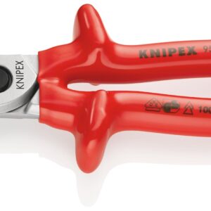 KNIPEX 95 17 200 Cable Shears With Twin Cutting Edge 200mm