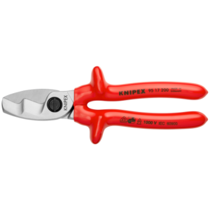 KNIPEX 95 17 200 Cable Shears With Twin Cutting Edge 200mm
