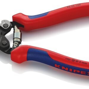 KNIPEX - Wire Rope Cutter Also for high-strength wire rope 160mm - 95 62 160