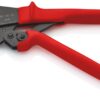 KNIPEX 97 52 19 Crimping Pliers also for two-hand operation with non-slip plastic grips burnished 250 mm