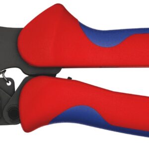 KNIPEX 97 52 50 PreciForce Crimping Pliers with Multi-Component Grips Burnished 220 mm