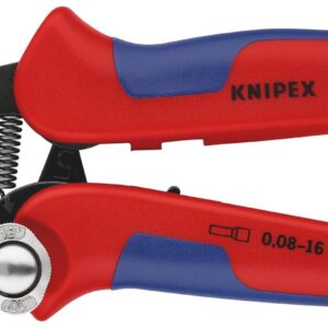 KNIPEX 97 53 04 Self-Adjusting Crimping Pliers for Wire Ferrules with Lateral Access with Multi-Component Grips Burnished 180 mm