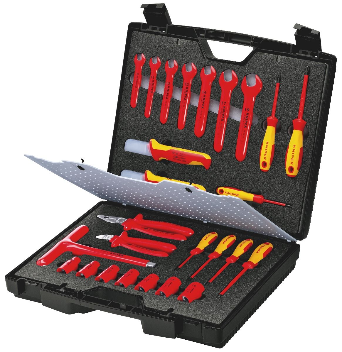 KNIPEX - Compact tools case with Insulated tools for works on electrical installation - 98 99 12