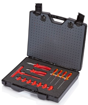 KNIPEX - Compact tools case with Insulated tools for works on electrical installation - 98 99 12