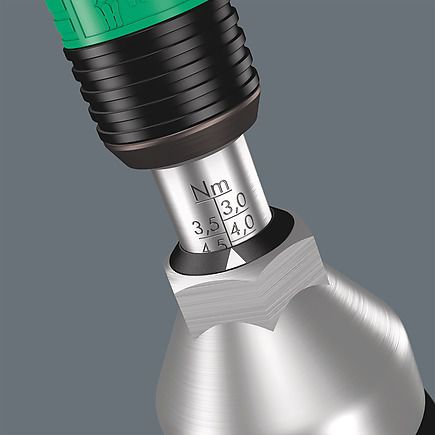 Wera - Series 7400 Kraftform pistol handle, adjustable torque screwdrivers with Rapidaptor quick-release chuck 3.0-6.0 Nm - 05074702001