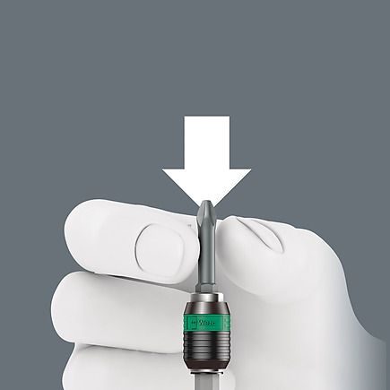 Wera - Series 7400 Kraftform pistol handle, adjustable torque screwdrivers with Rapidaptor quick-release chuck 3.0-6.0 Nm - 05074702001