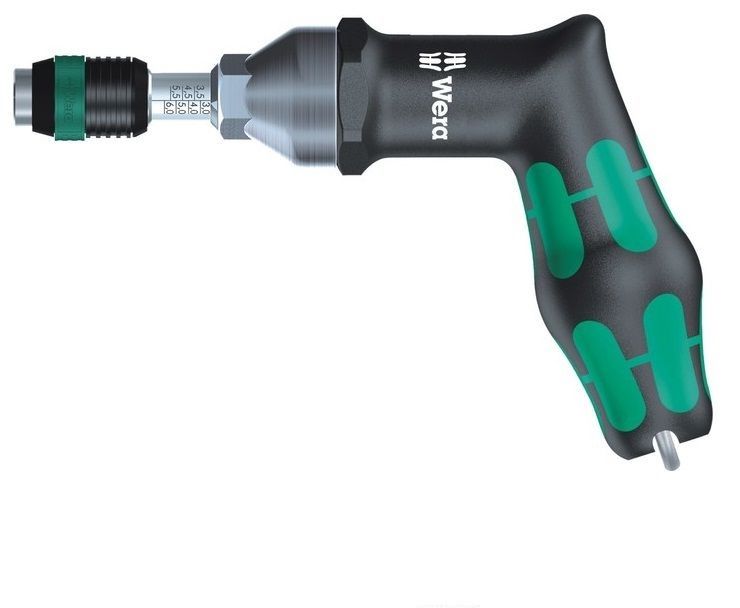 Wera - Series 7400 Kraftform pistol handle, adjustable torque screwdrivers with Rapidaptor quick-release chuck 3.0-6.0 Nm - 05074702001