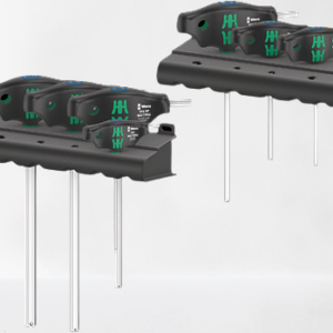 Wera - 454/7 HF Set 1 screwdriver set T-handle screwdrivers Hex-Plus with holding function, 7 pieces - 05023450001