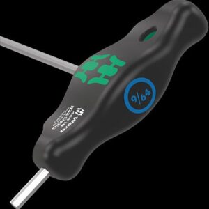 Wera - 454 HF T-handle hexagon screwdriver Hex-Plus with holding function, imperial 7/32"x150mm - 05023363001