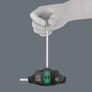 Wera - 454 HF T-handle hexagon screwdriver Hex-Plus with holding function, imperial 7/32"x150mm - 05023363001