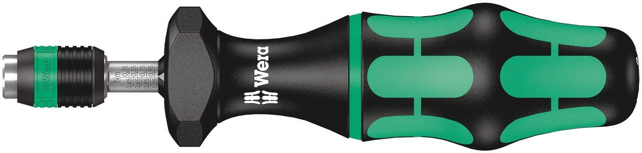 Wera - Series 7400 Kraftform pistol handle, adjustable torque screwdrivers with Rapidaptor quick-release chuck 3.0-6.0 Nm - 05074702001