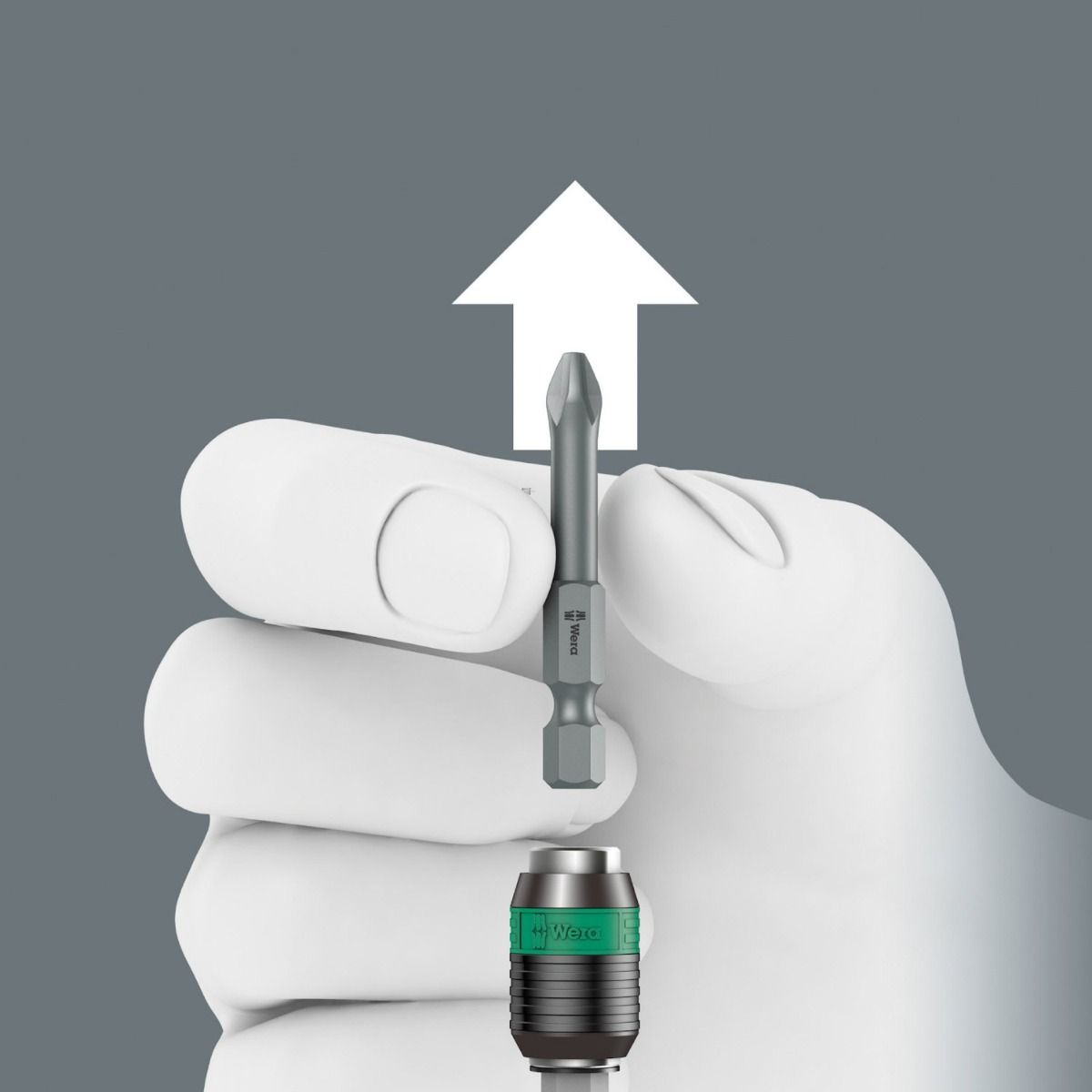 Wera - Series 7400 Kraftform Adjustable Torque Screwdriver with Rapidaptor Quick-Release Chuck 0.10-0.34 Nm - 05074770001