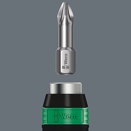 Wera - Series 7400 Kraftform Adjustable Torque Screwdriver with Rapidaptor Quick-Release Chuck 0.10-0.34 Nm - 05074770001