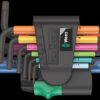 Wera - 950/9 Hex-Plus Multicolour 2 L-Key set, Metric, BlackLaser, 9 pieces - 05133164001