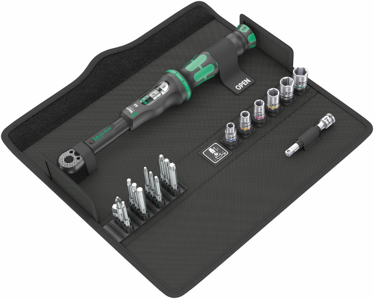 Wera - Click-Torque A 6 Set 1, 2.5-25Nm, 20 pieces - 05130110001